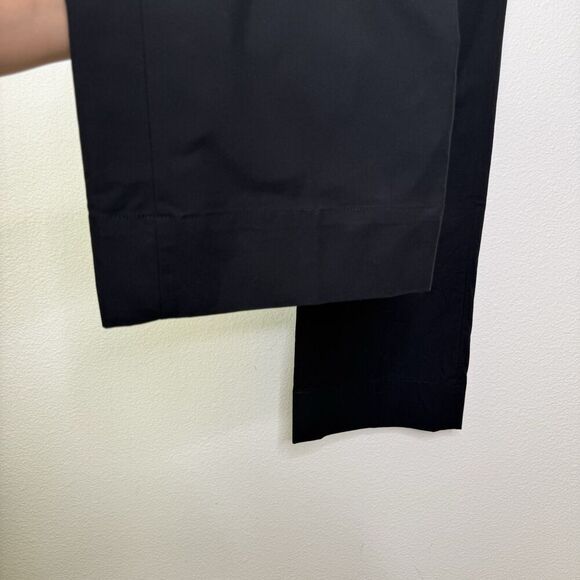 NEW J. Crew Wide Leg Flare Pant Stretch Twill Black Size 2 Frankie Chino Trouser - Picture 8 of 13